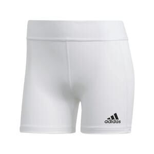 Adidas Womens Alphaskin Volleyball 4in Short Spandex White Black Size Small